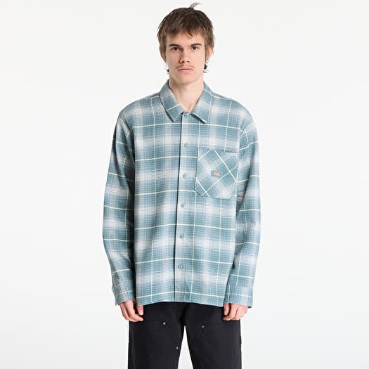 Hemd Dickies Forest Check Shirt Stormy Sea