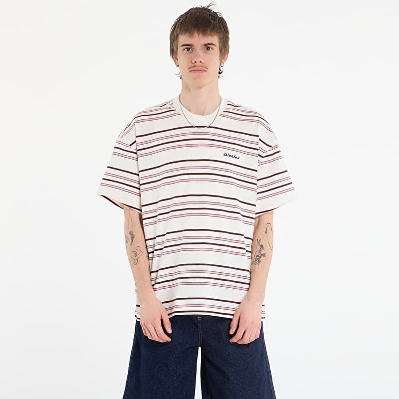 Tričko Dickies East Liberty Stripe Ss Tee Egret