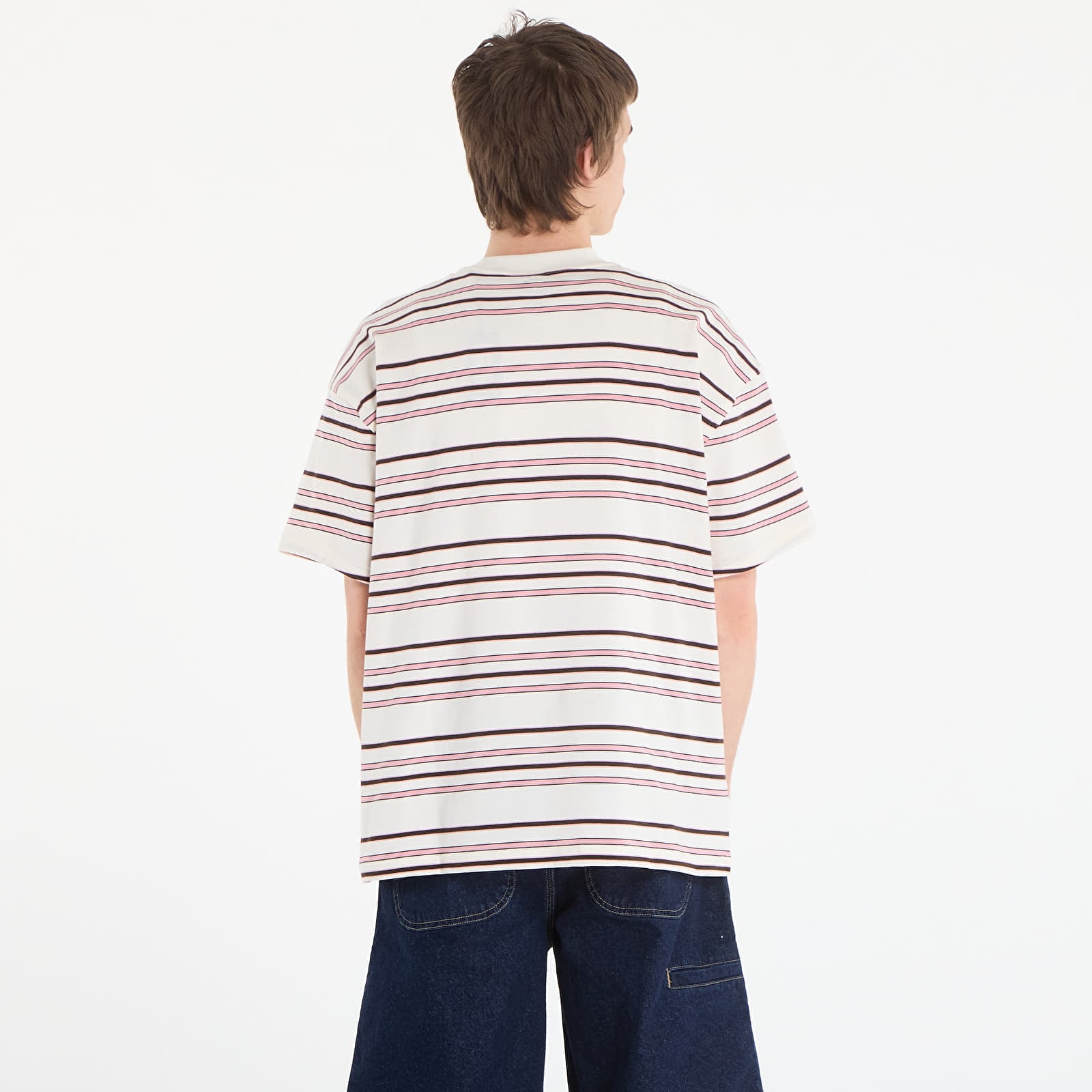 Men's T-shirts Dickies East Liberty Stripe Ss Tee Egret