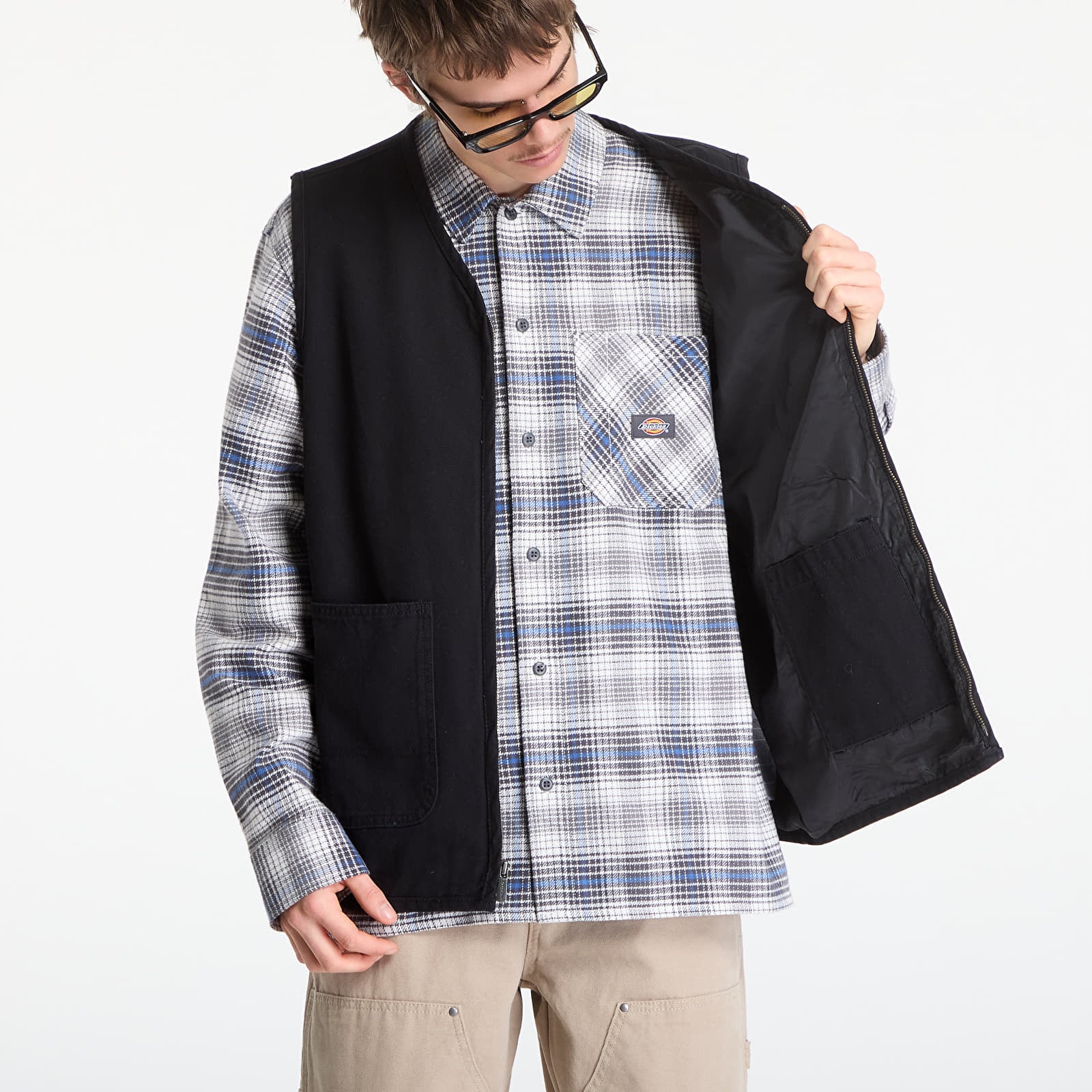 Férfi mellények Dickies Canvas Summer Vest Black