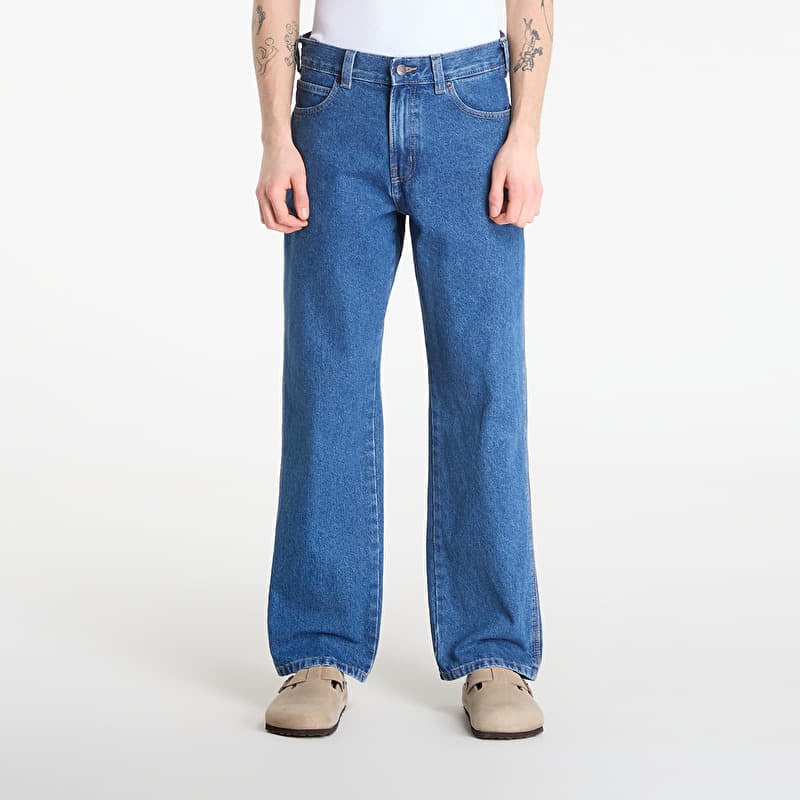 Calças de ganga Dickies 954 Relaxed Straight Work Jeans Denim Blue