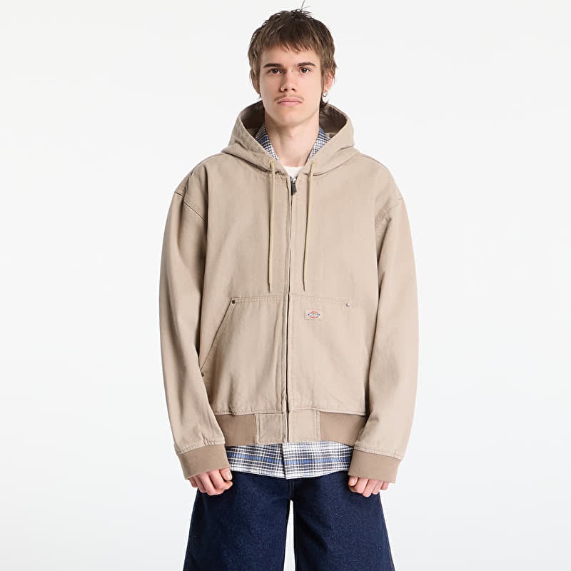 Bomberis Dickies Unlined Canvas Hooded Bomber Desert Sand