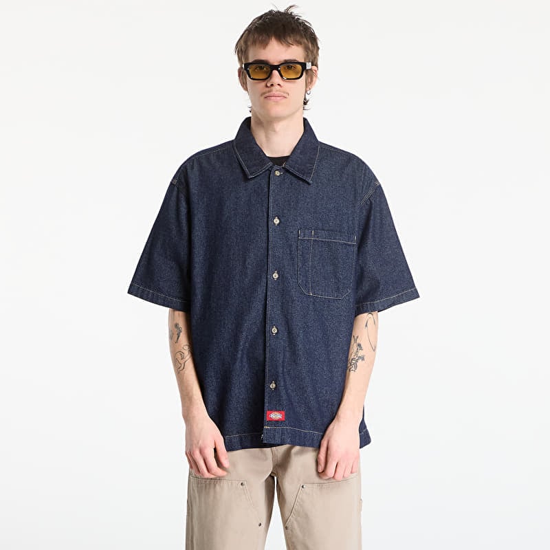 Dickies Denim Shirt Ss Rinsed