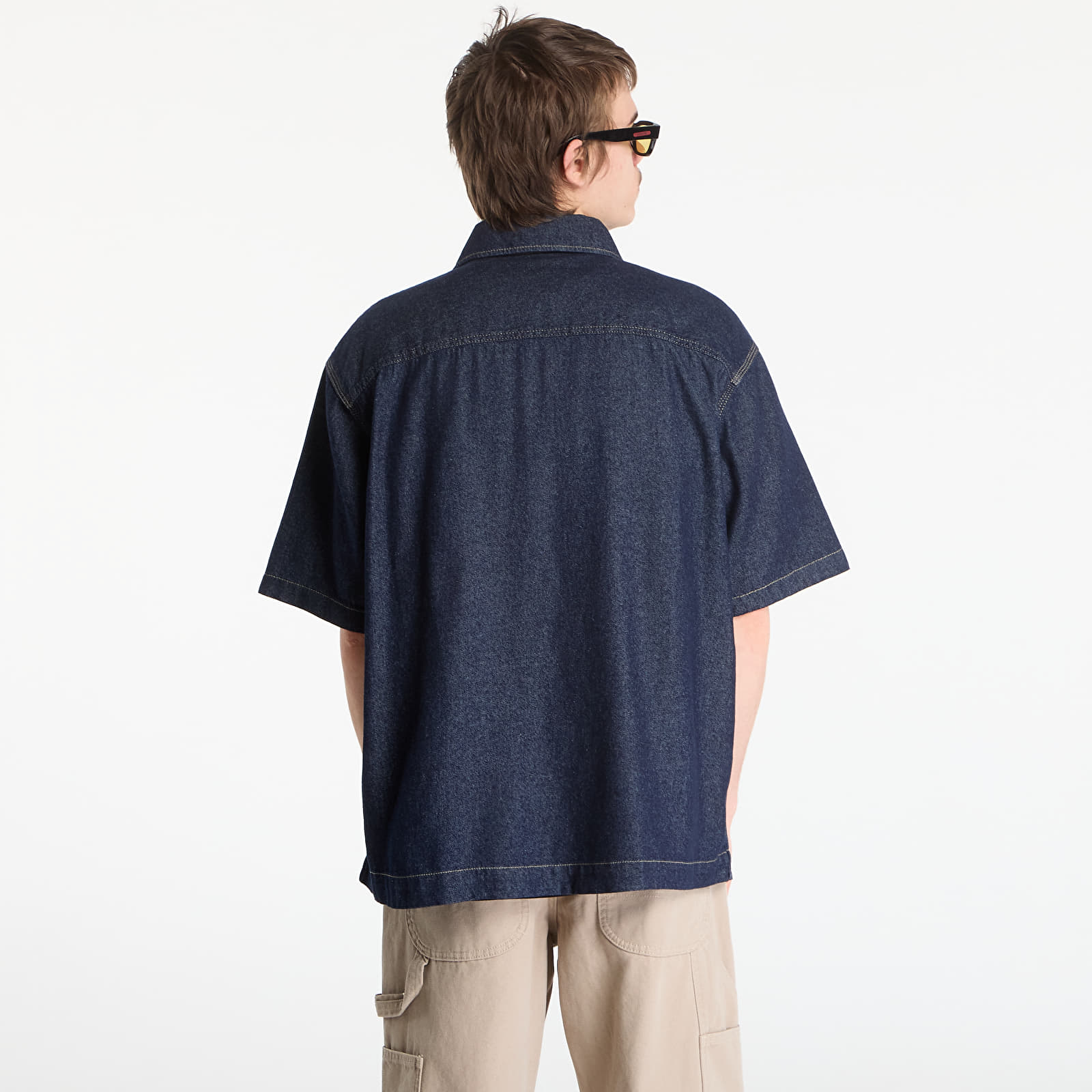 Moške majice  Dickies Denim Shirt Ss Rinsed