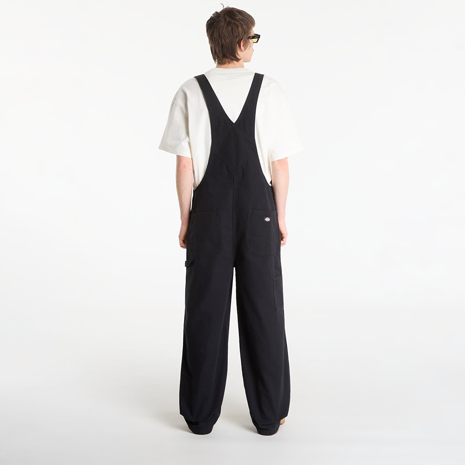 Jeans homme Dickies Loose Canvas Bib Black