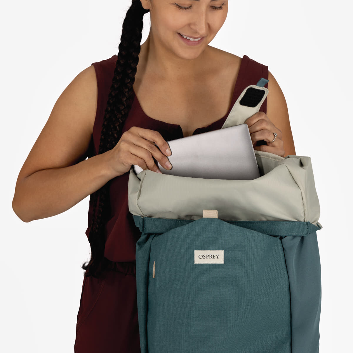 Pánské batohy Osprey Arcane Roll Top Backpack Cascade Blue