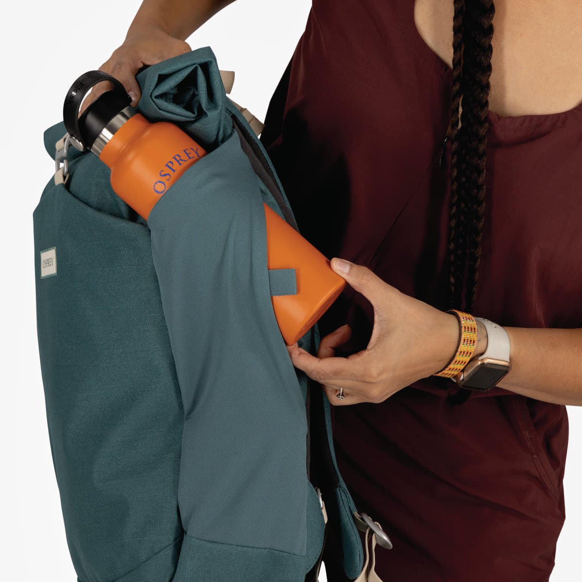 Pánské batohy Osprey Arcane Roll Top Backpack Cascade Blue