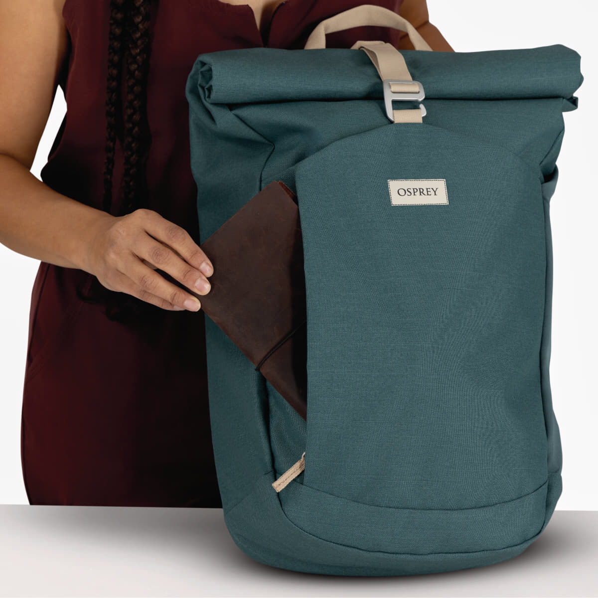 Pánské batohy Osprey Arcane Roll Top Backpack Cascade Blue