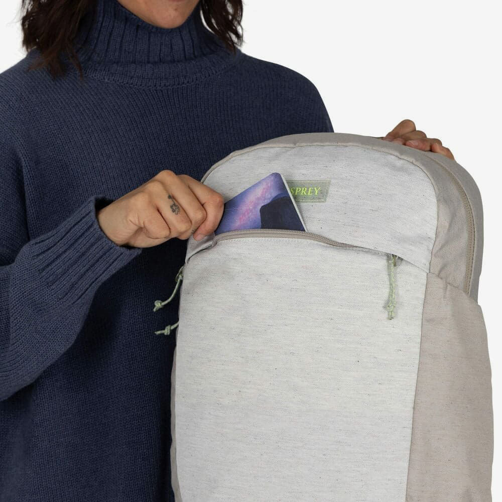 Ryggsäckar för män Osprey Arcane Earth Large Day Pediment Grey Block