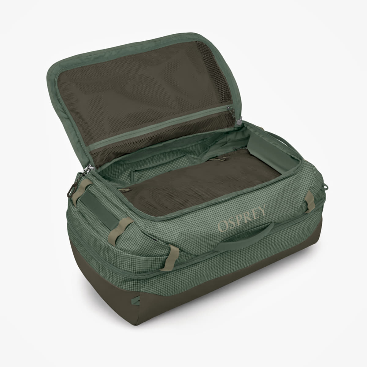 Axelremsväskor för män Osprey Transporter Squffe Pine Leaf Green