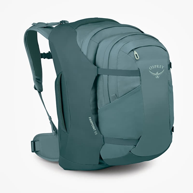Рюкзак Osprey Farpoint 55 Cascade Blue/ Torrent Blue