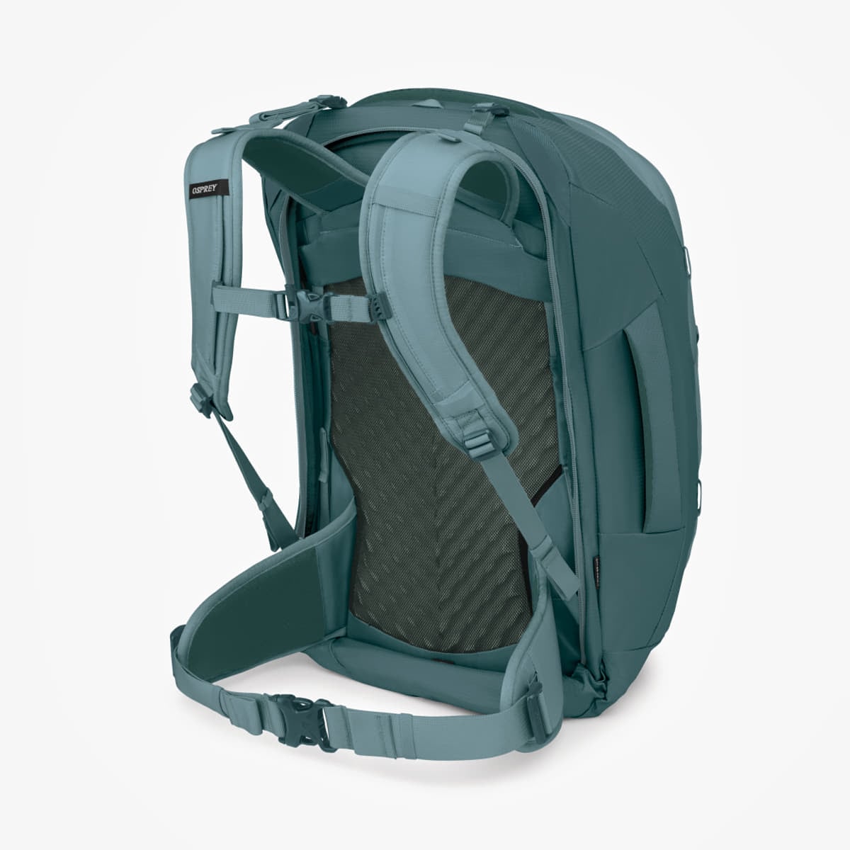 Plecaki męskie Osprey Farpoint 55 Cascade Blue/ Torrent Blue