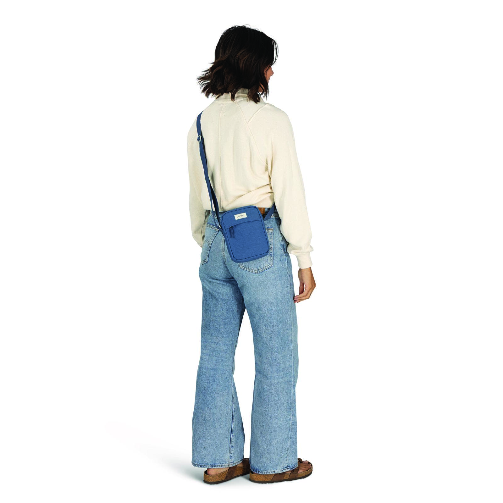 Axelremsväskor för män Osprey Arcane Small Crossbody Nirvana Blue Heather