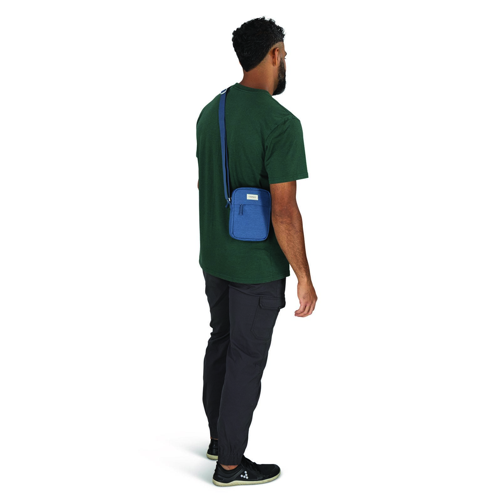 Axelremsväskor för män Osprey Arcane Small Crossbody Nirvana Blue Heather