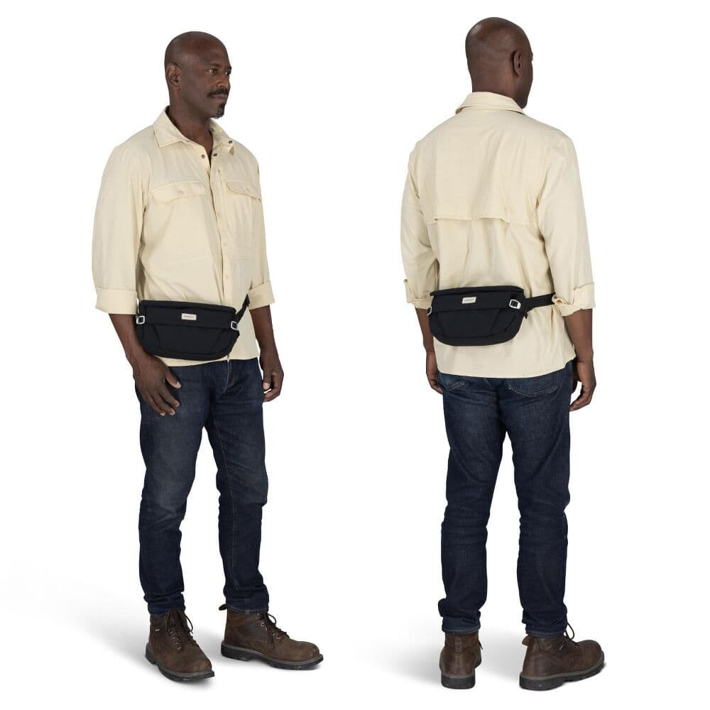 Ryggsäckar för män Osprey Arcane Hip Bag Black
