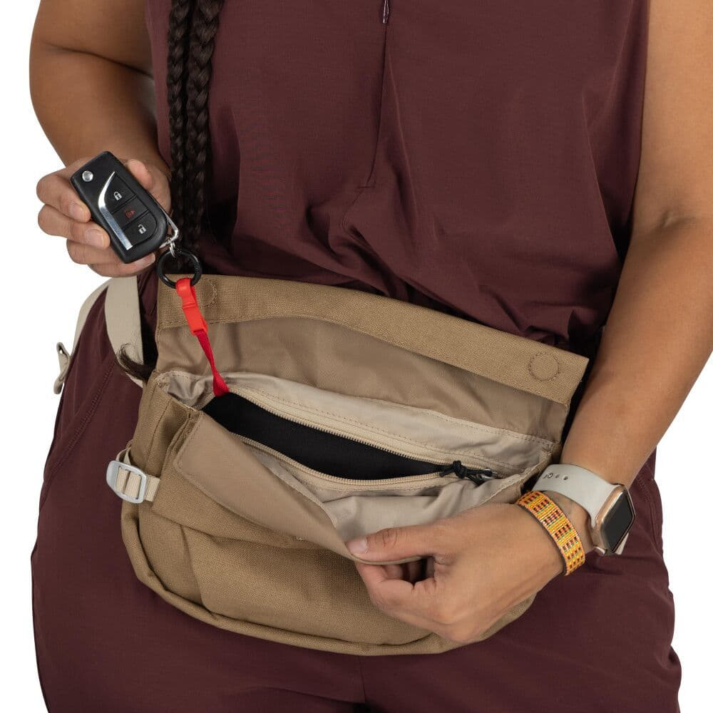 Ryggsäckar för män Osprey Arcane Hip Bag Latte Brown