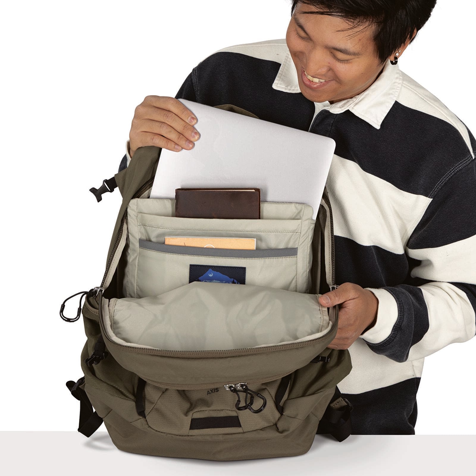 Men's backpacks Osprey Axis 24 Earl Grey