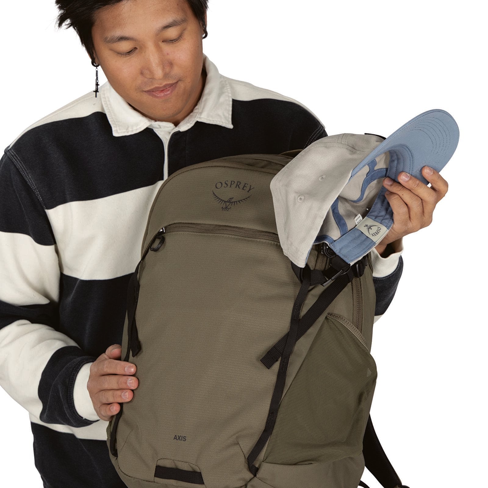 Men's backpacks Osprey Axis 24 Earl Grey