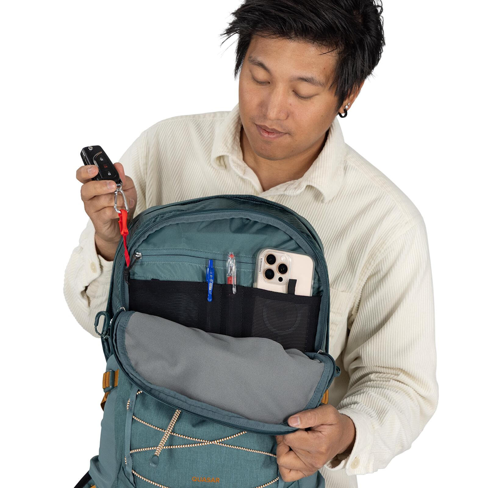 Ryggsäckar för män Osprey Quasar Torrent Blue Heather