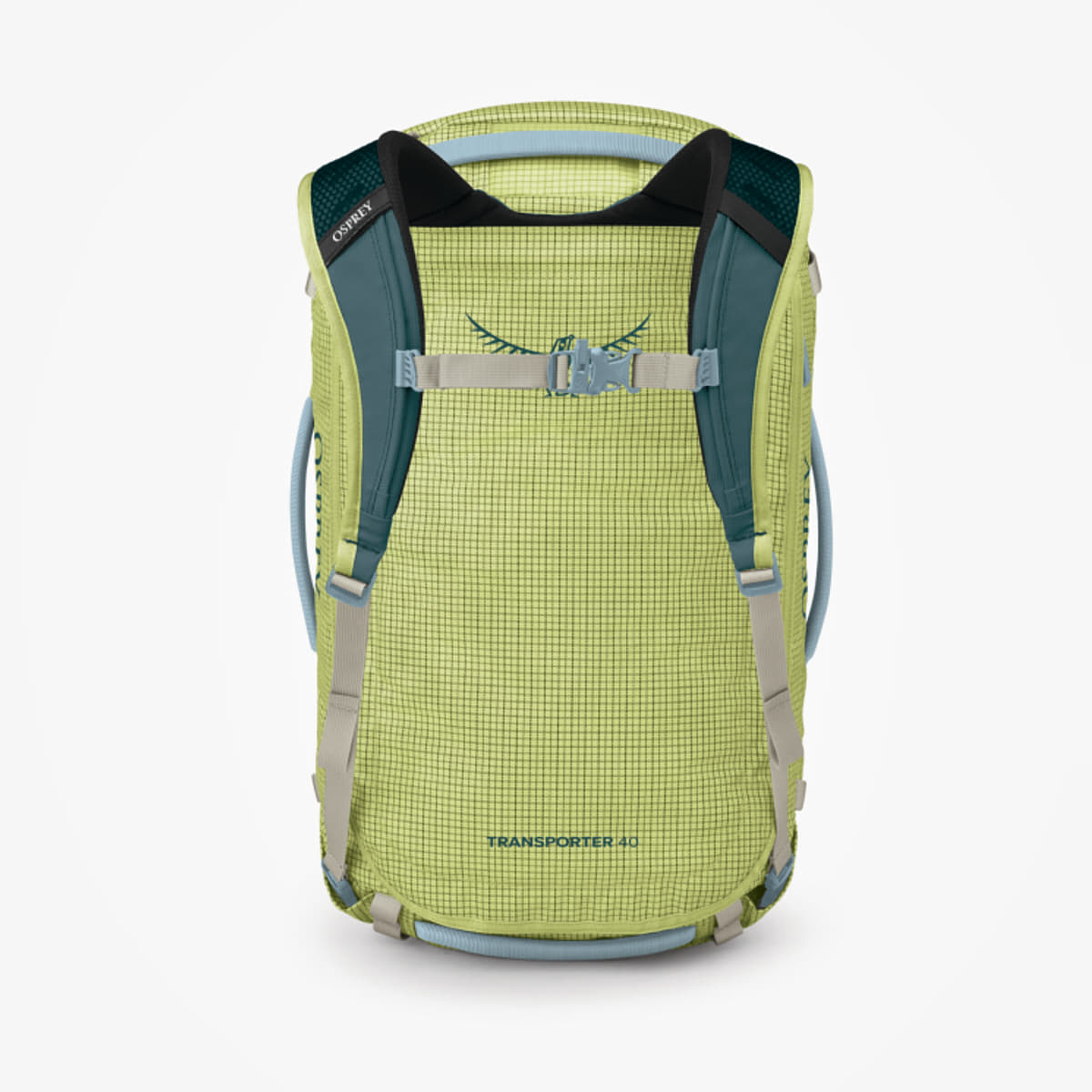 Axelremsväskor för män Osprey Transport Glow Dew/ Torrent Blue