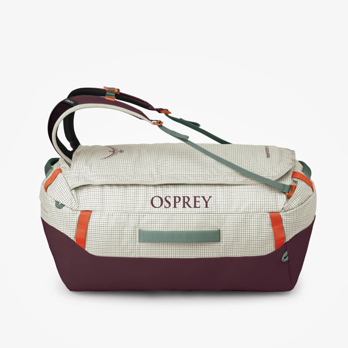 Meeste õlakotid Osprey Transport Mystery White/ Moody Burgundy