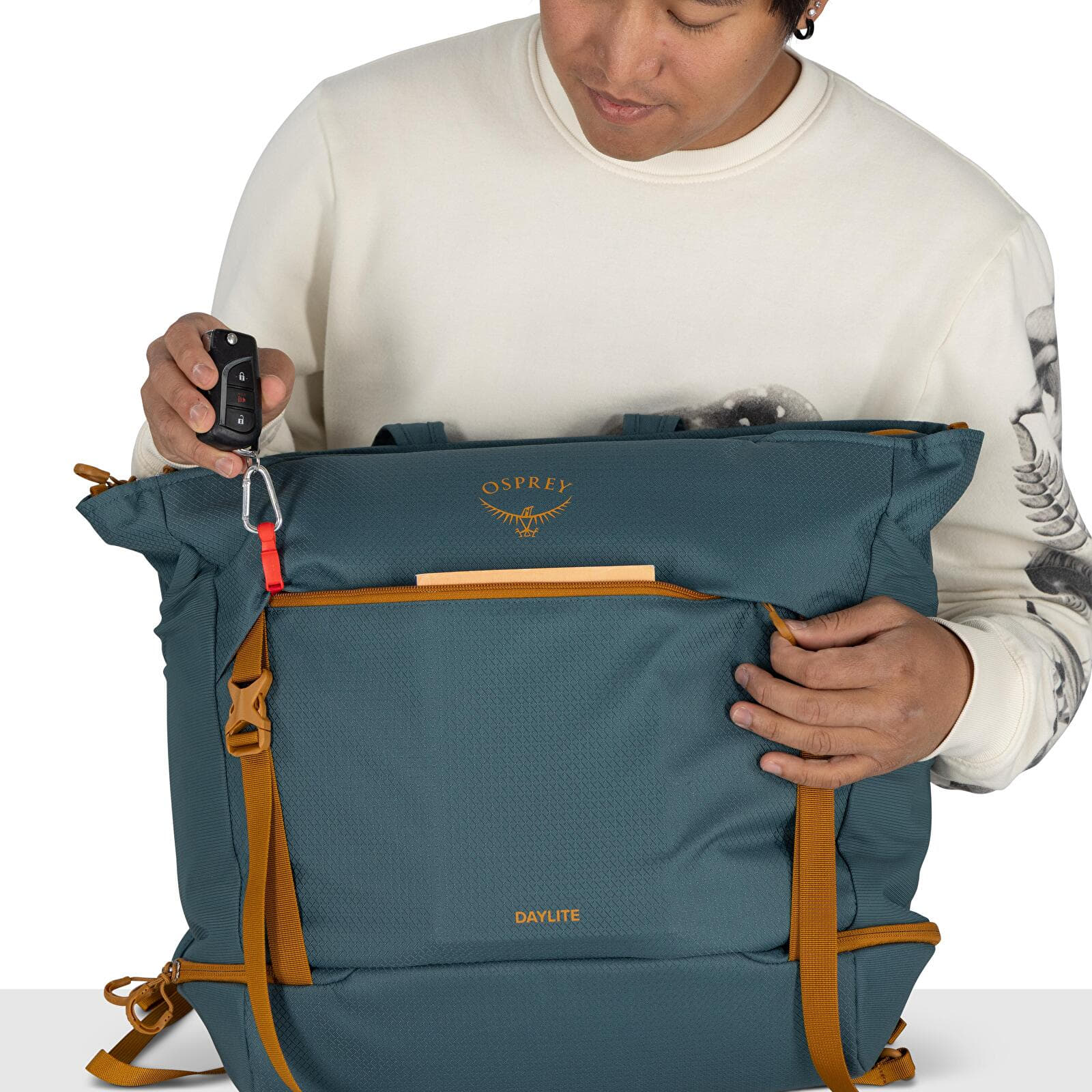 Pánské batohy Osprey Daylite Large Tote Torrent Blue