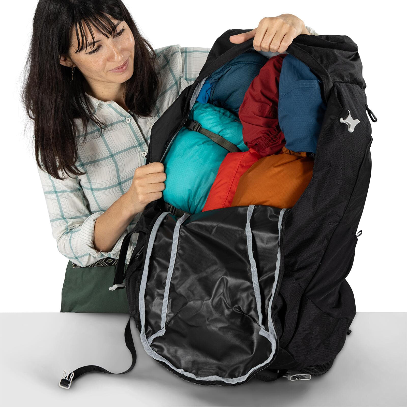 Ženski nahrbtniki  Osprey Fairview Trek 70 Black