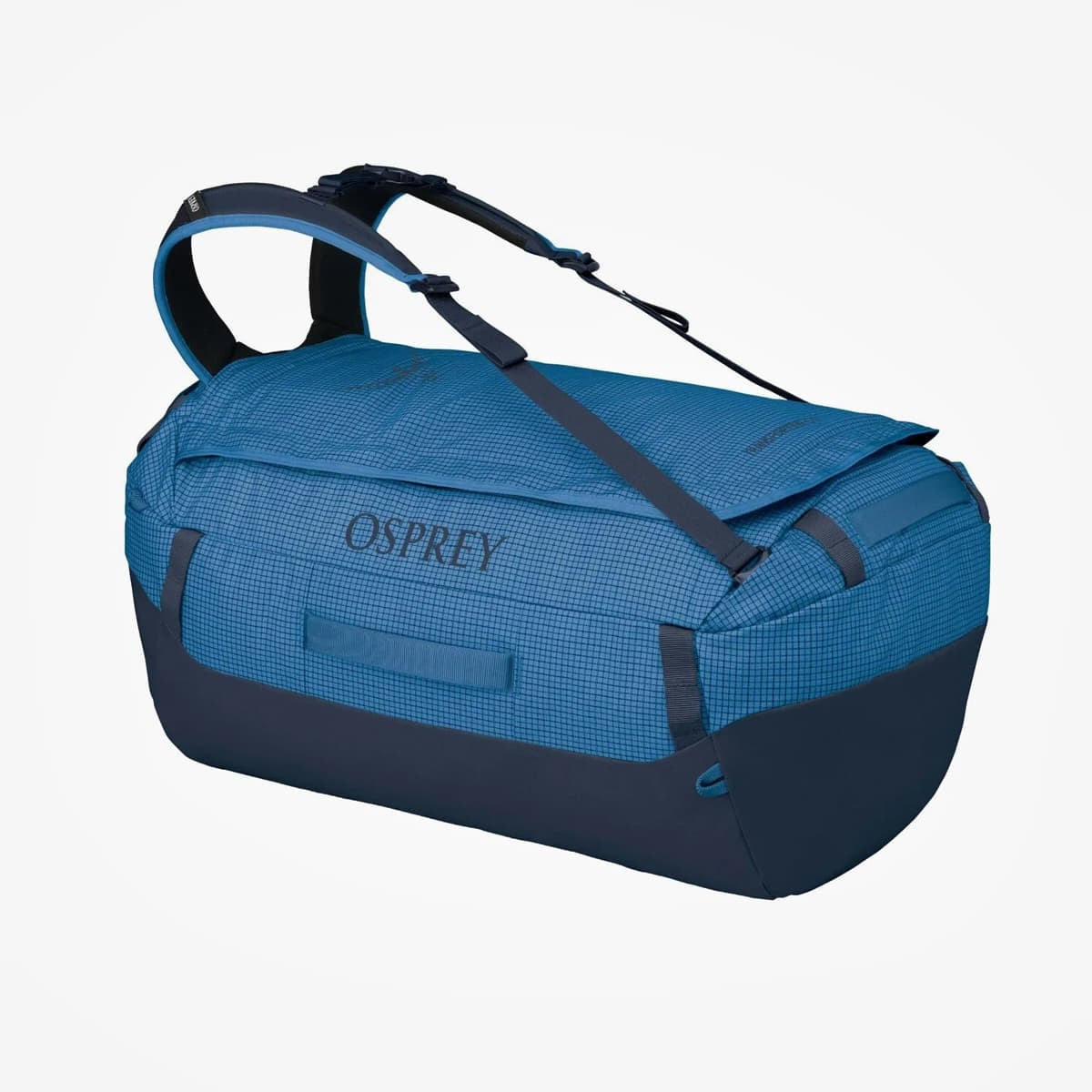 Axelremsväskor Osprey Transporter 95 Blue Flame/ Scoria Blue
