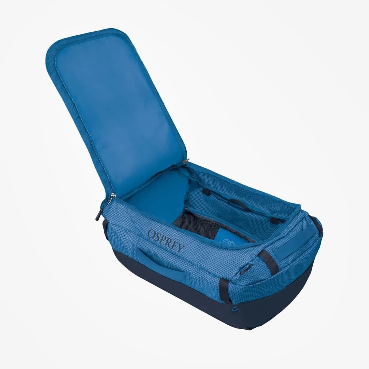 Axelremsväskor Osprey Transporter 95 Blue Flame/ Scoria Blue