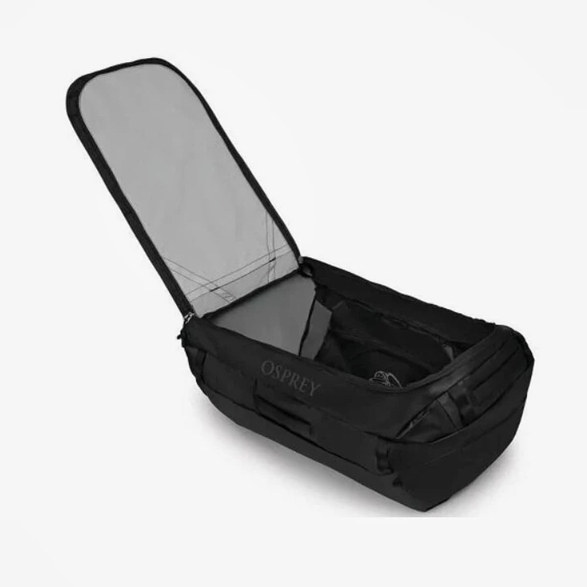 Axelremsväskor för män Osprey Transporter 120 Raven Black/ Black