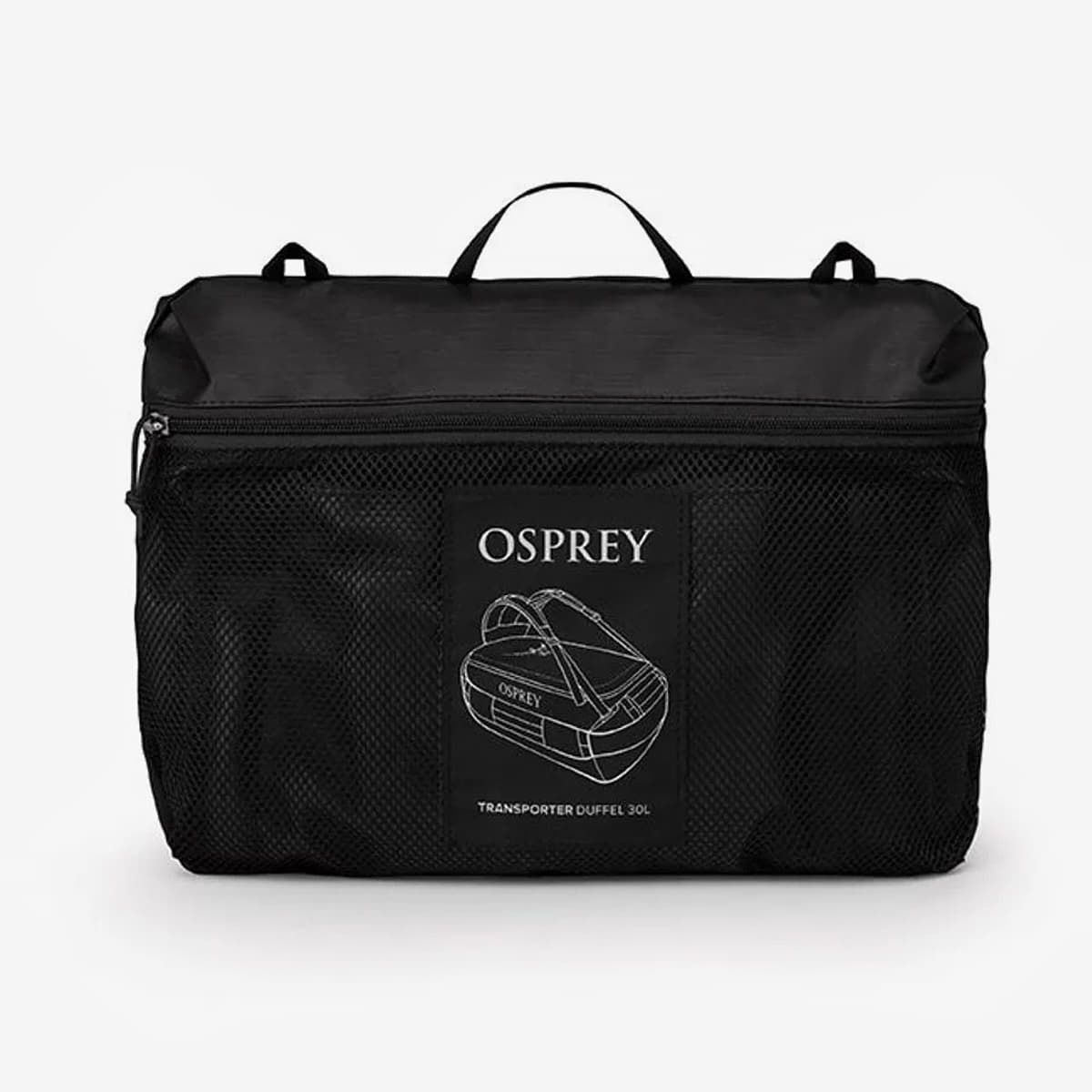 Axelremsväskor Osprey Transporter 30 Raven Black/ Black