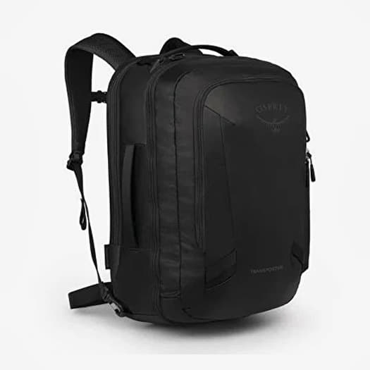 Backpack Osprey Transporter Carry On Bag 36 Raven Black/ Black