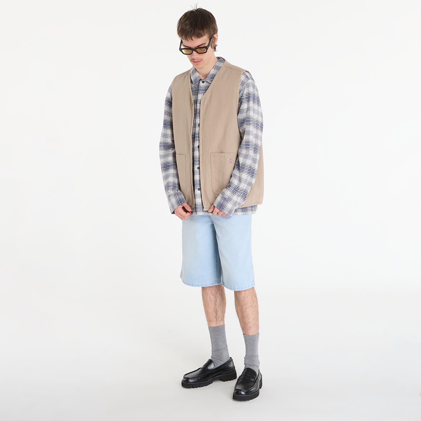 Vesty Dickies Canvas Summer Vest Desert Sand