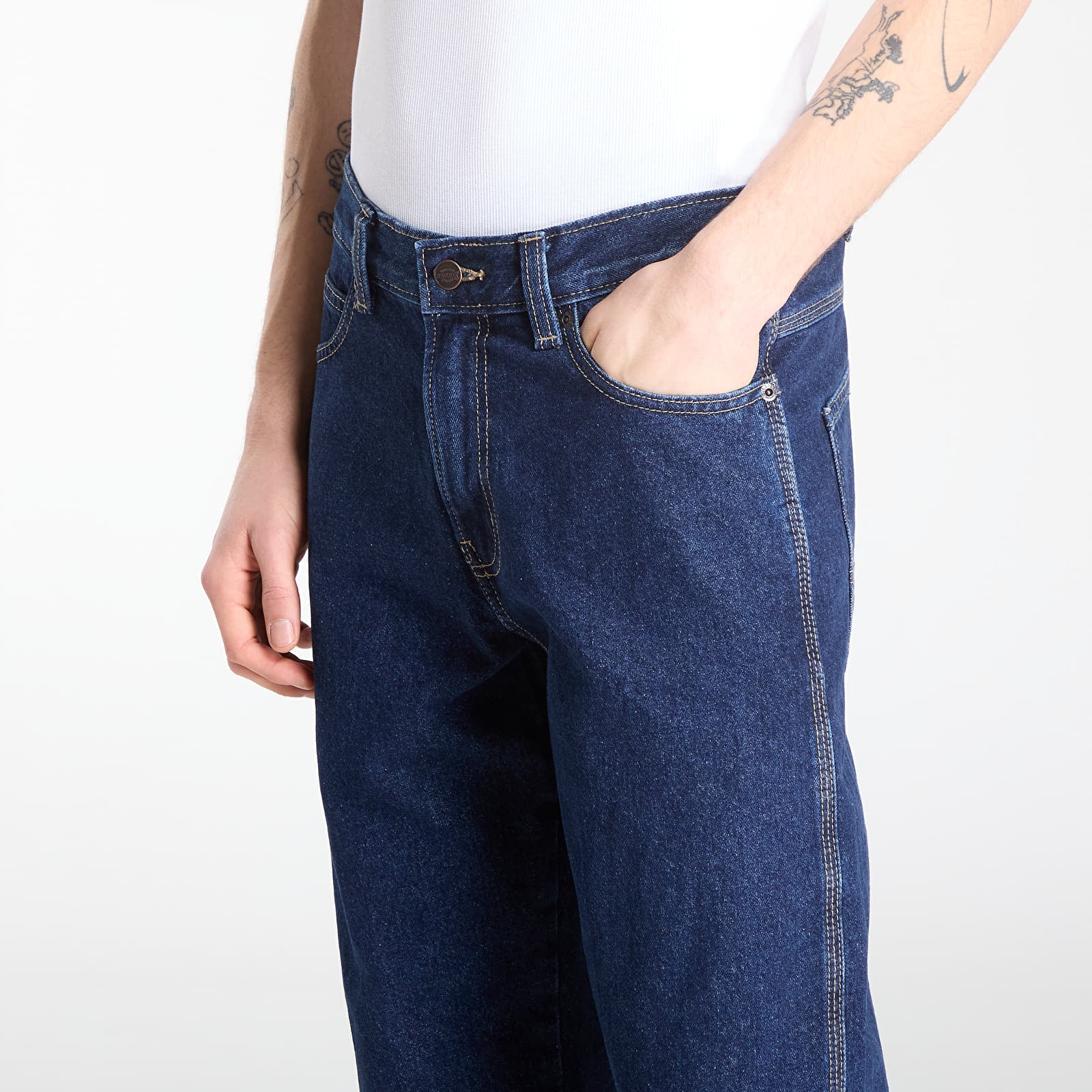 Pánske jeans  Dickies 954 Relaxed Straight Work Jeans Dark Indigo