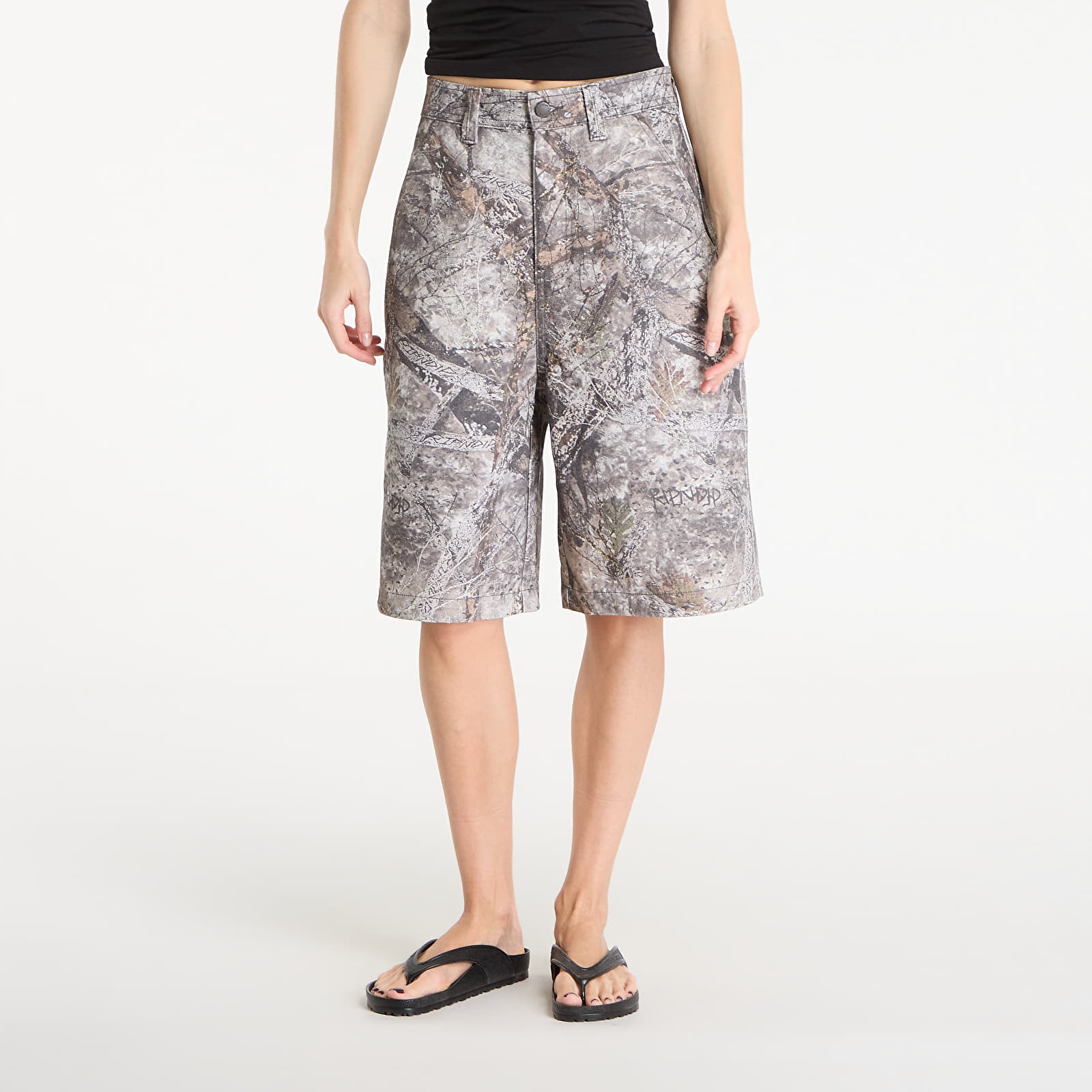 Pánske šortky RIPNDIP Nermal Tree Camo Denim Shorts Nerm Tree Camo