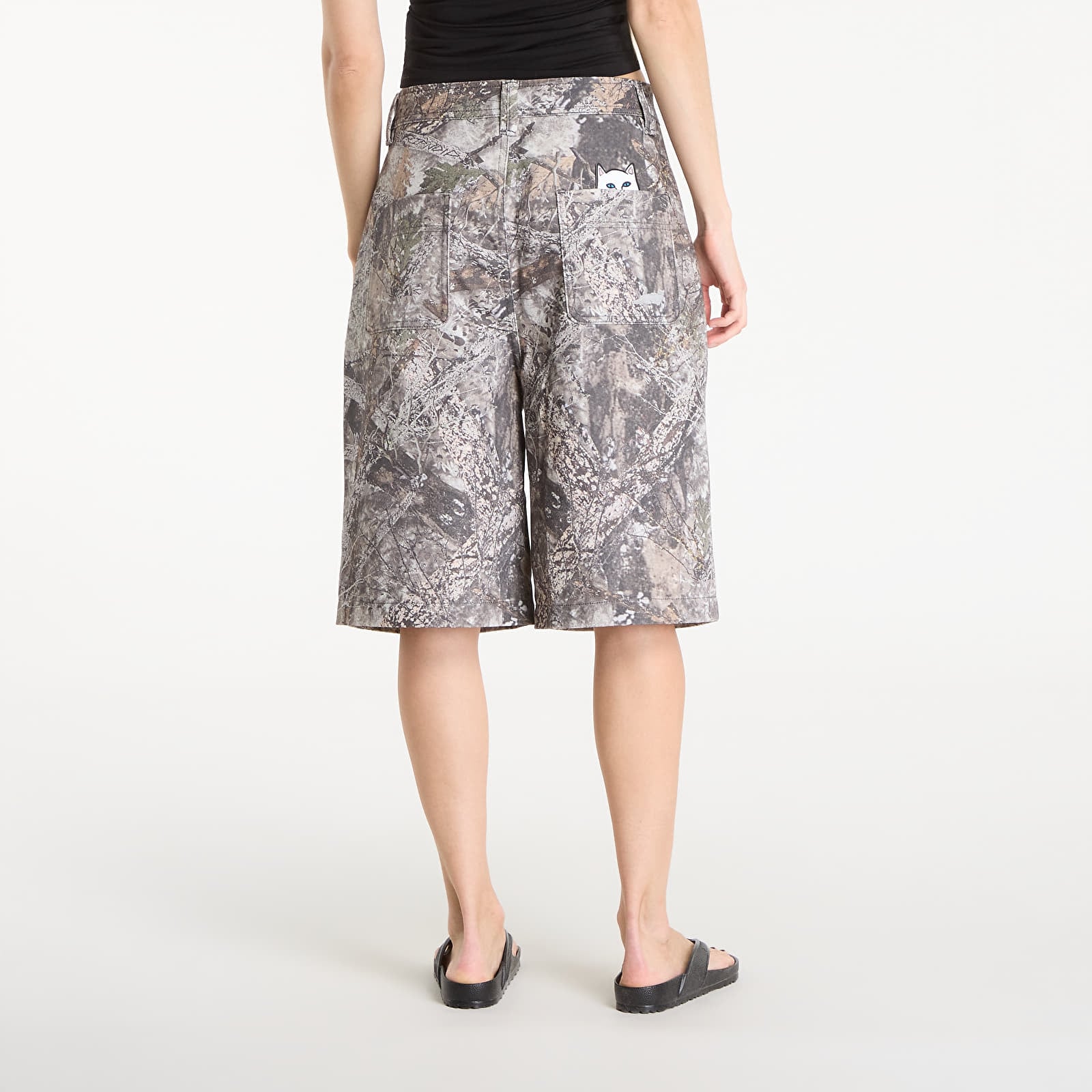 Pánske šortky RIPNDIP Nermal Tree Camo Denim Shorts Nerm Tree Camo