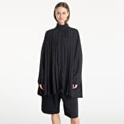 Nike Sportswear Women's Oversized Long-Sleeve Pleated Mini Dress Black/ Black