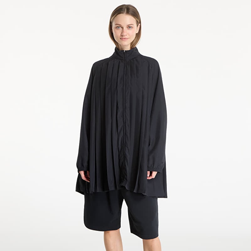 Dress Nike Sportswear Women's Oversized Long-Sleeve Pleated Mini Dress Black/ Black