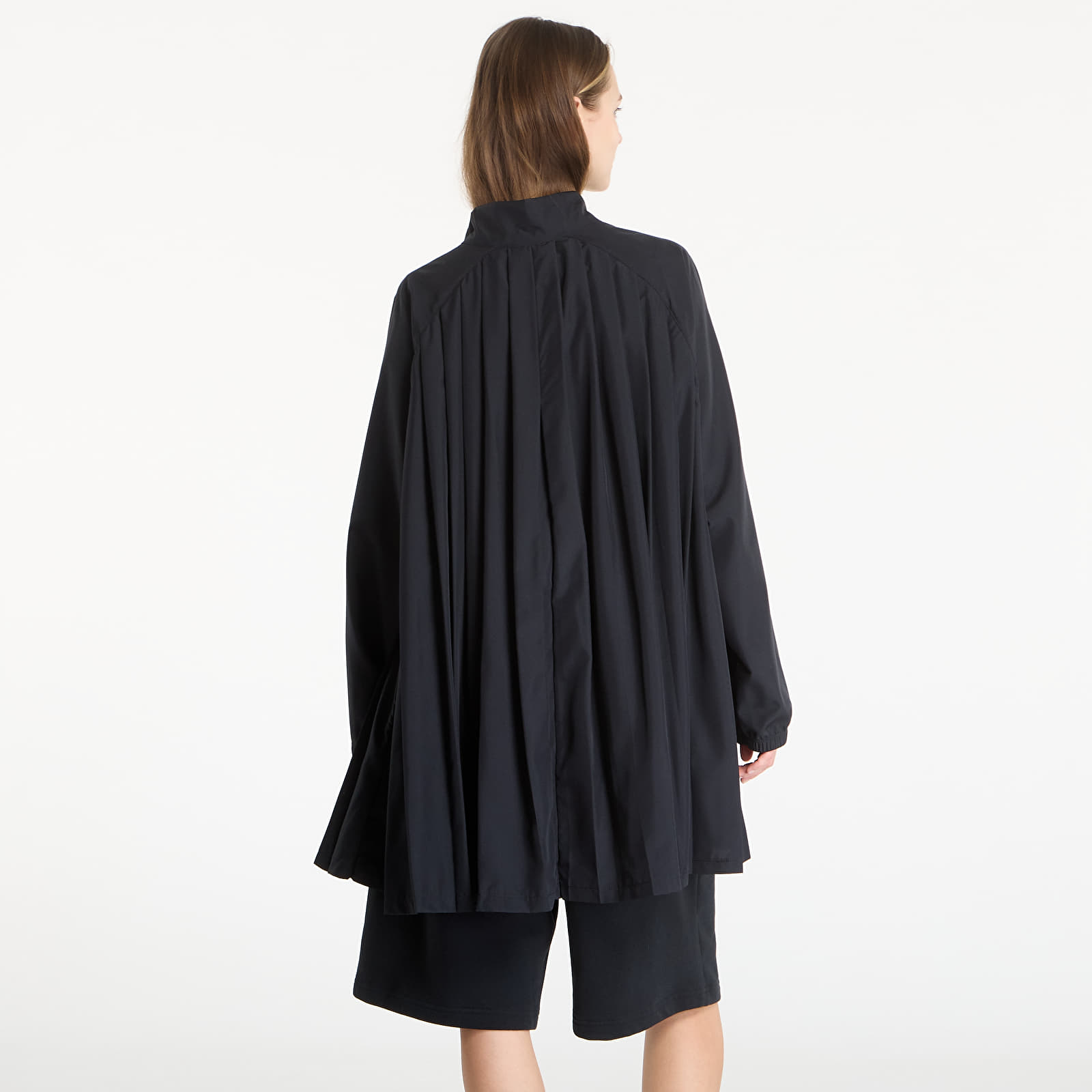Γυναικεία φορέματα Nike Sportswear Women's Oversized Long-Sleeve Pleated Mini Dress Black/ Black