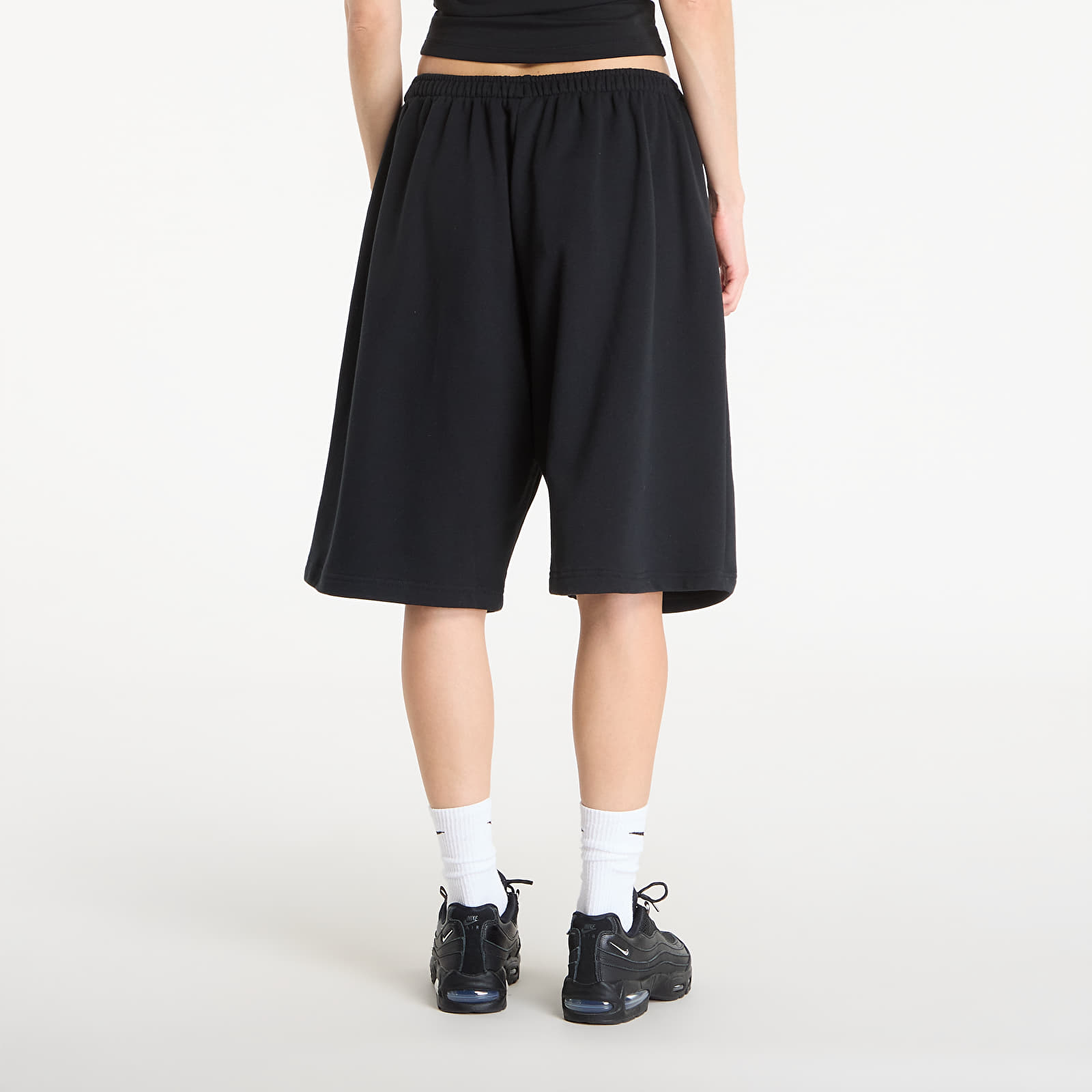 Shorts voor dames Nike Sportswear Women's French-Terry Shorts Black/ Sail