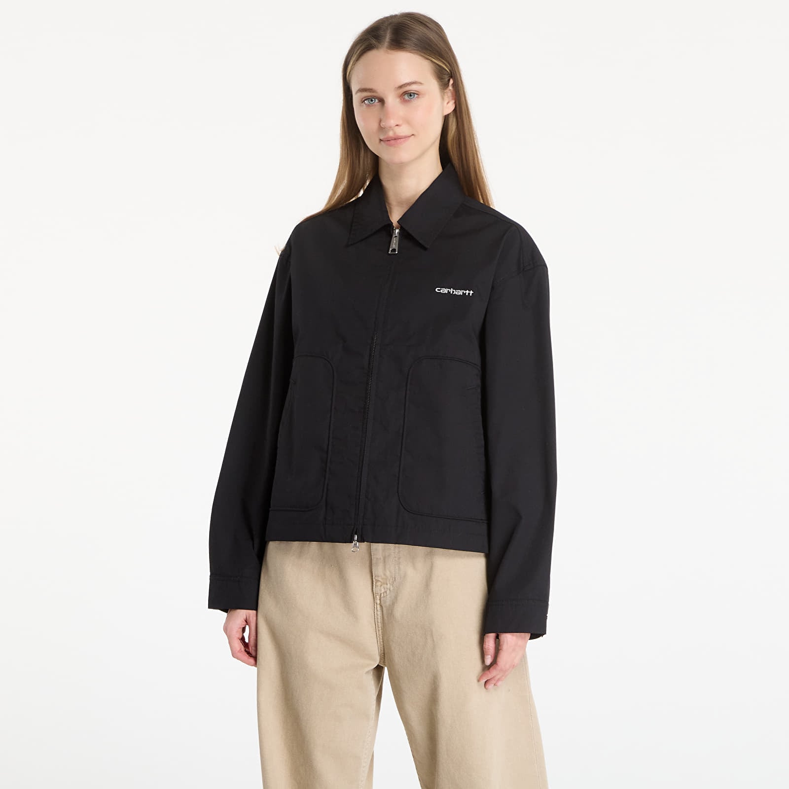 Női kabátok Carhartt WIP W' Postal Jacket Black/ Wax