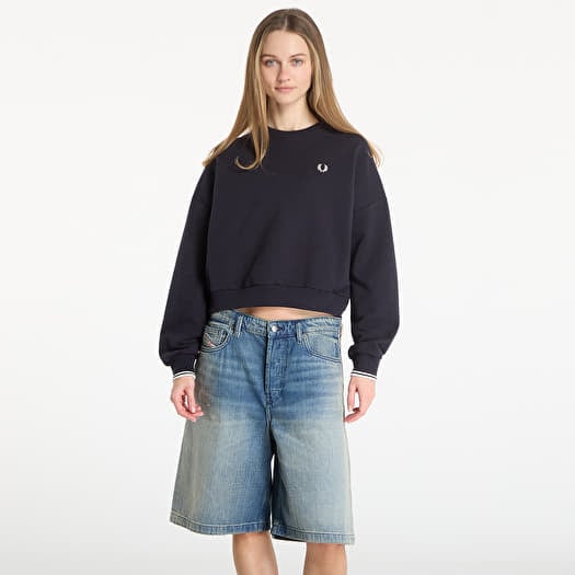 Sweatshirt FRED PERRY Tipped Sweatshirt Navy