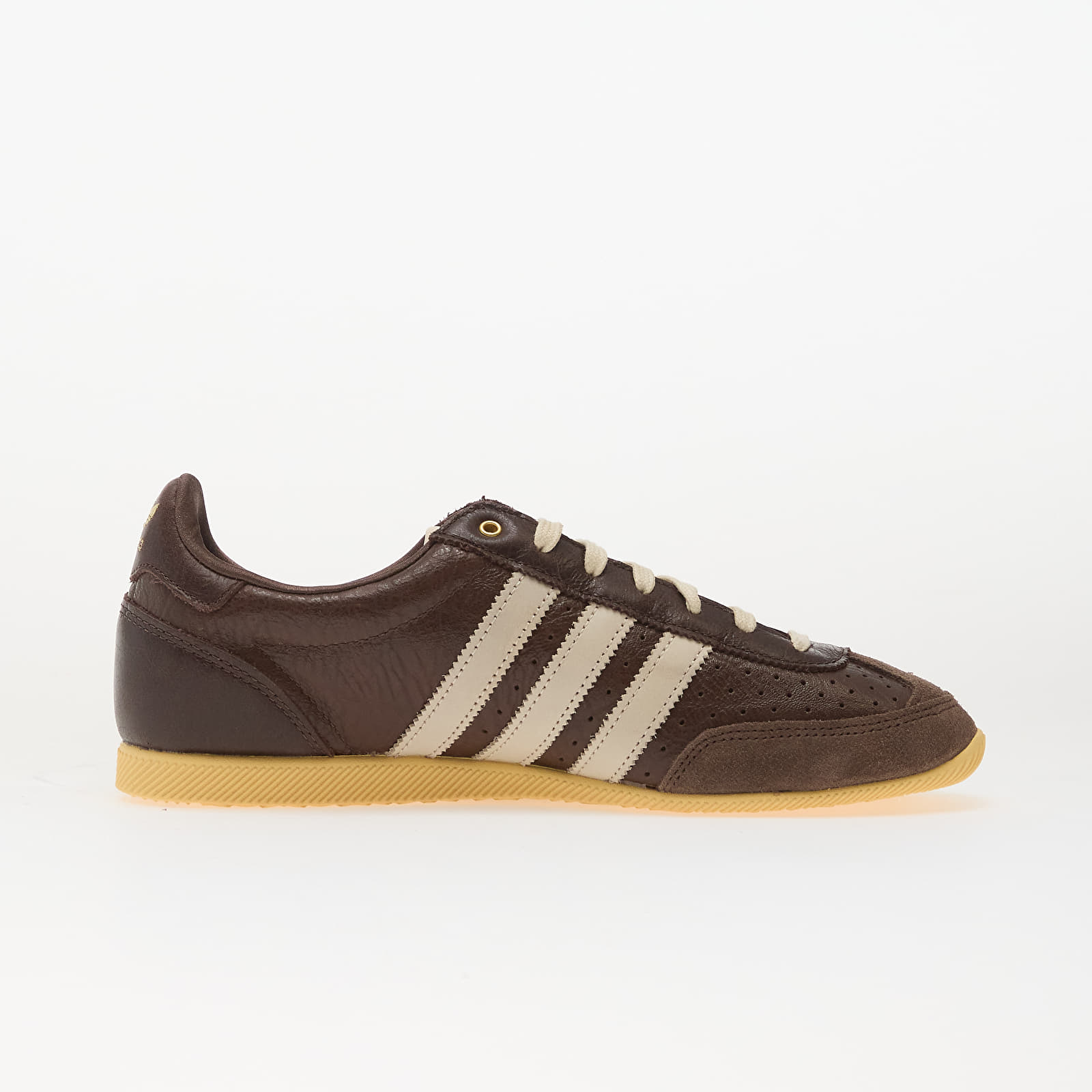 Încălțăminte și sneakerși pentru femei adidas Japan W Brown/ Wonder White/ Gold Metallic