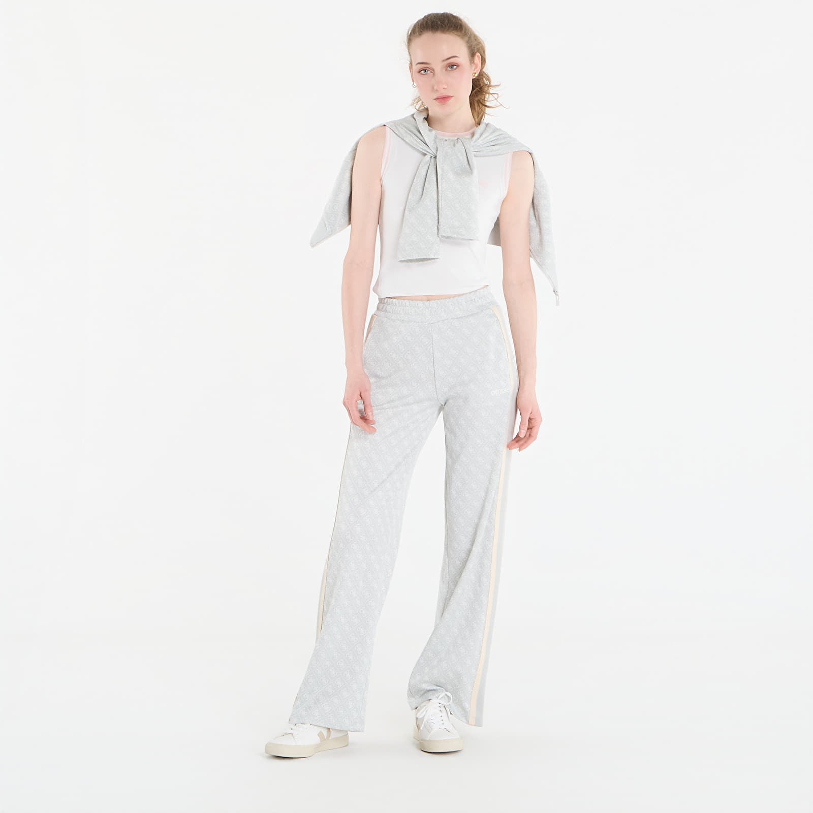 Joggingbukser GUESS 4G Jacquard Straight Leg Pants Elegant Jacquard