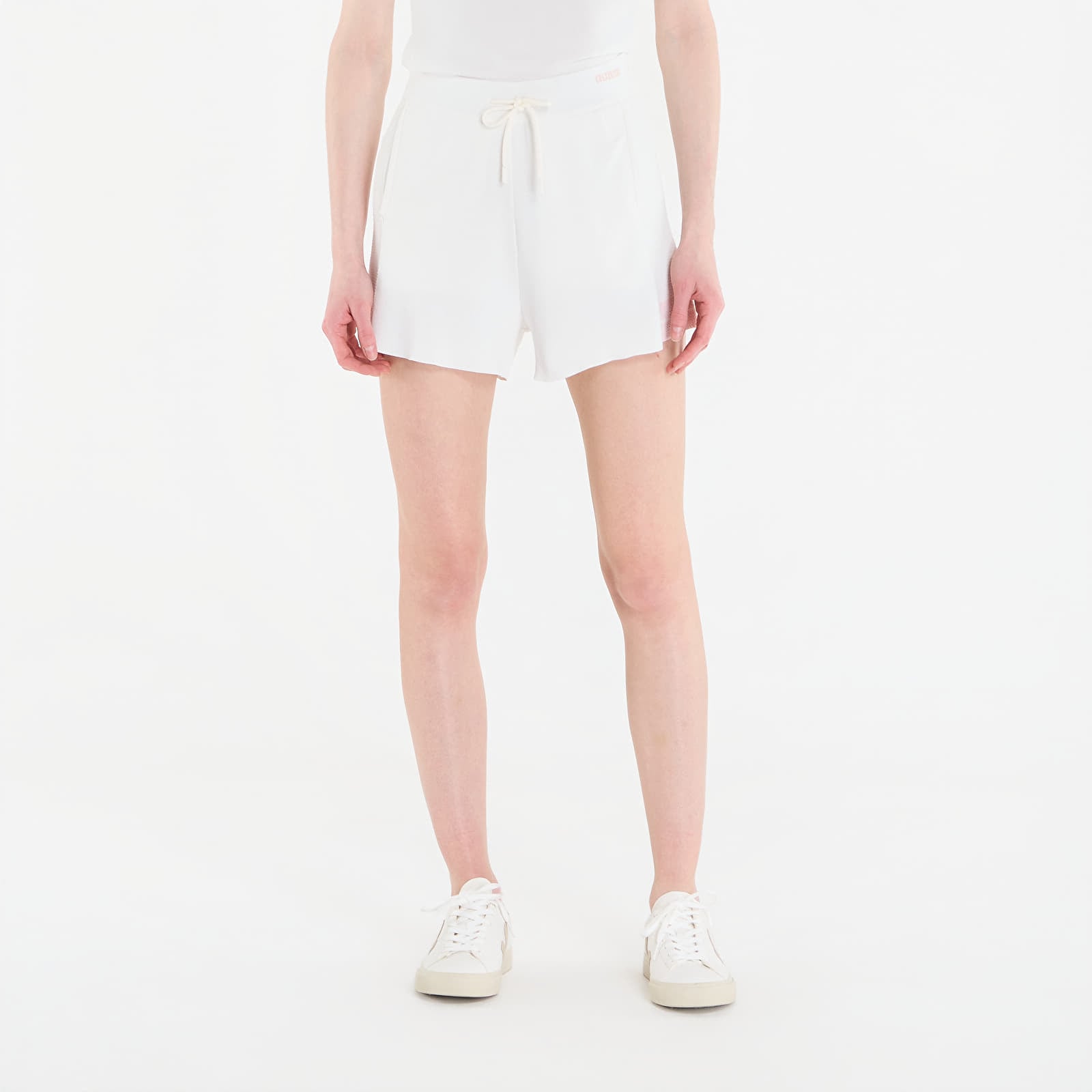 Shorts GUESS Gabry Wide Short Sweater Neige White