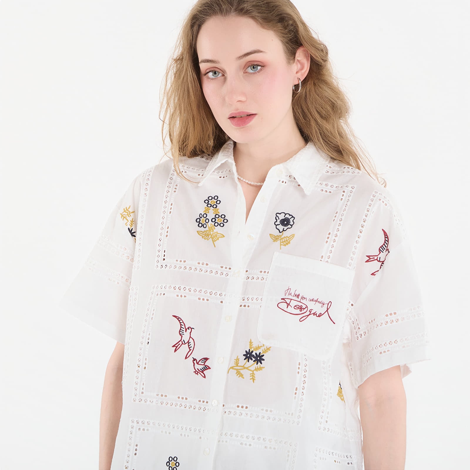 Shirts Desigual Cam Martin Shirt White