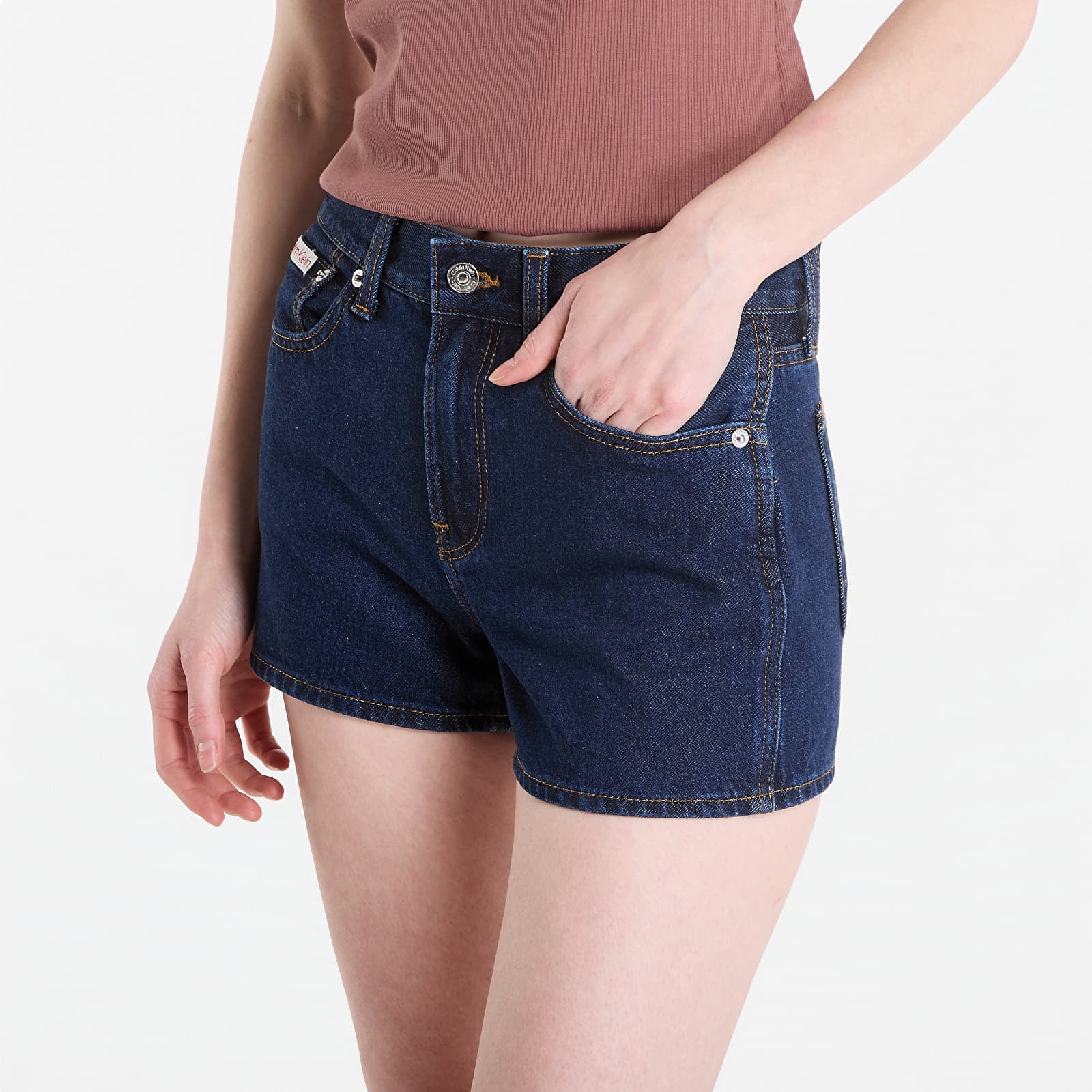 Pantaloncini Calvin Klein Jeans Archive Mini Short True Indigo