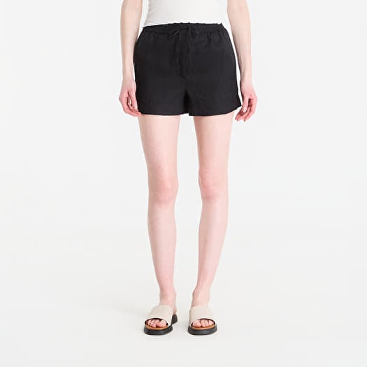 Къси панталони Tommy Hilfiger Ess Linen Pull On Short Black