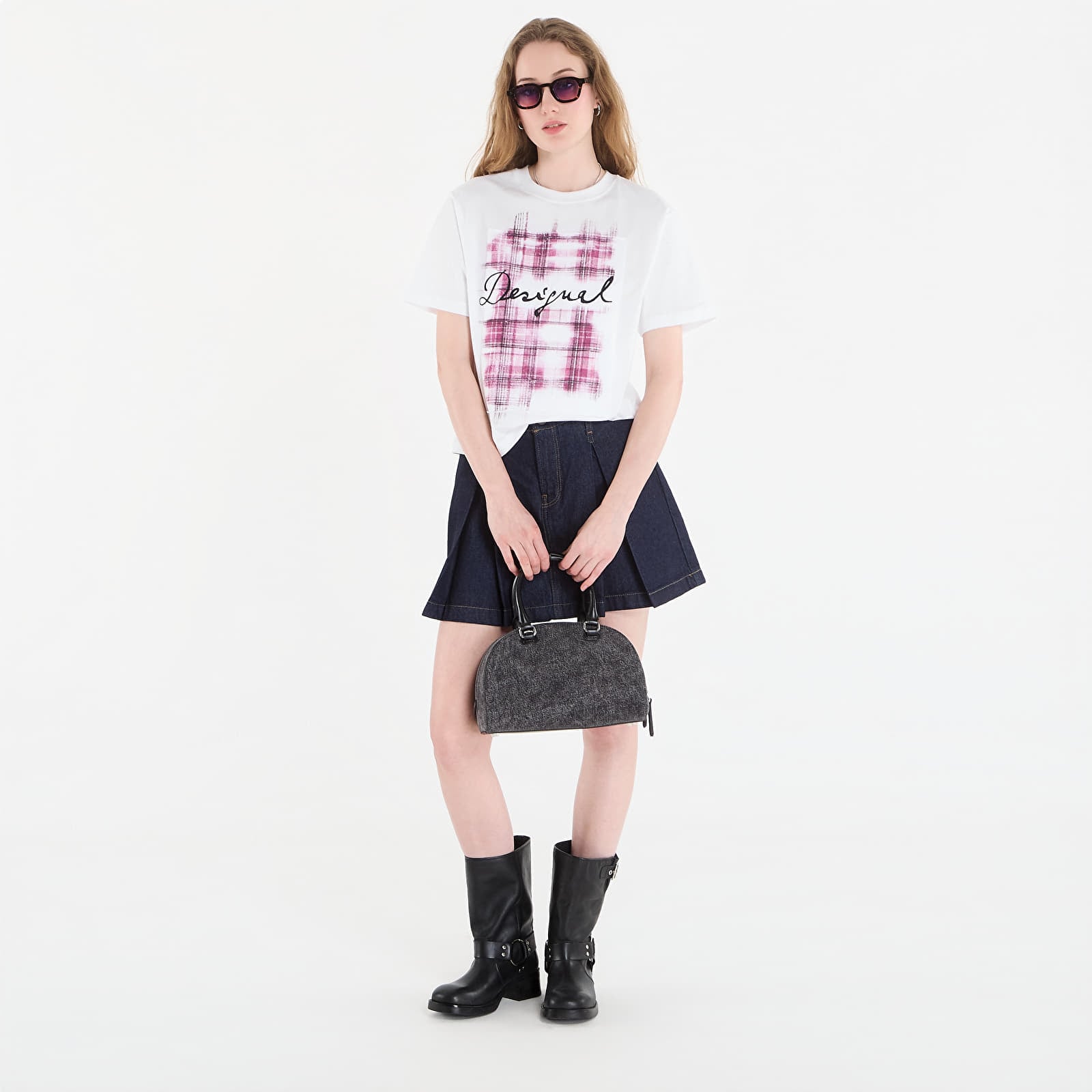 T-Shirts Frau Desigual Ts Cracovia T-Shirt White