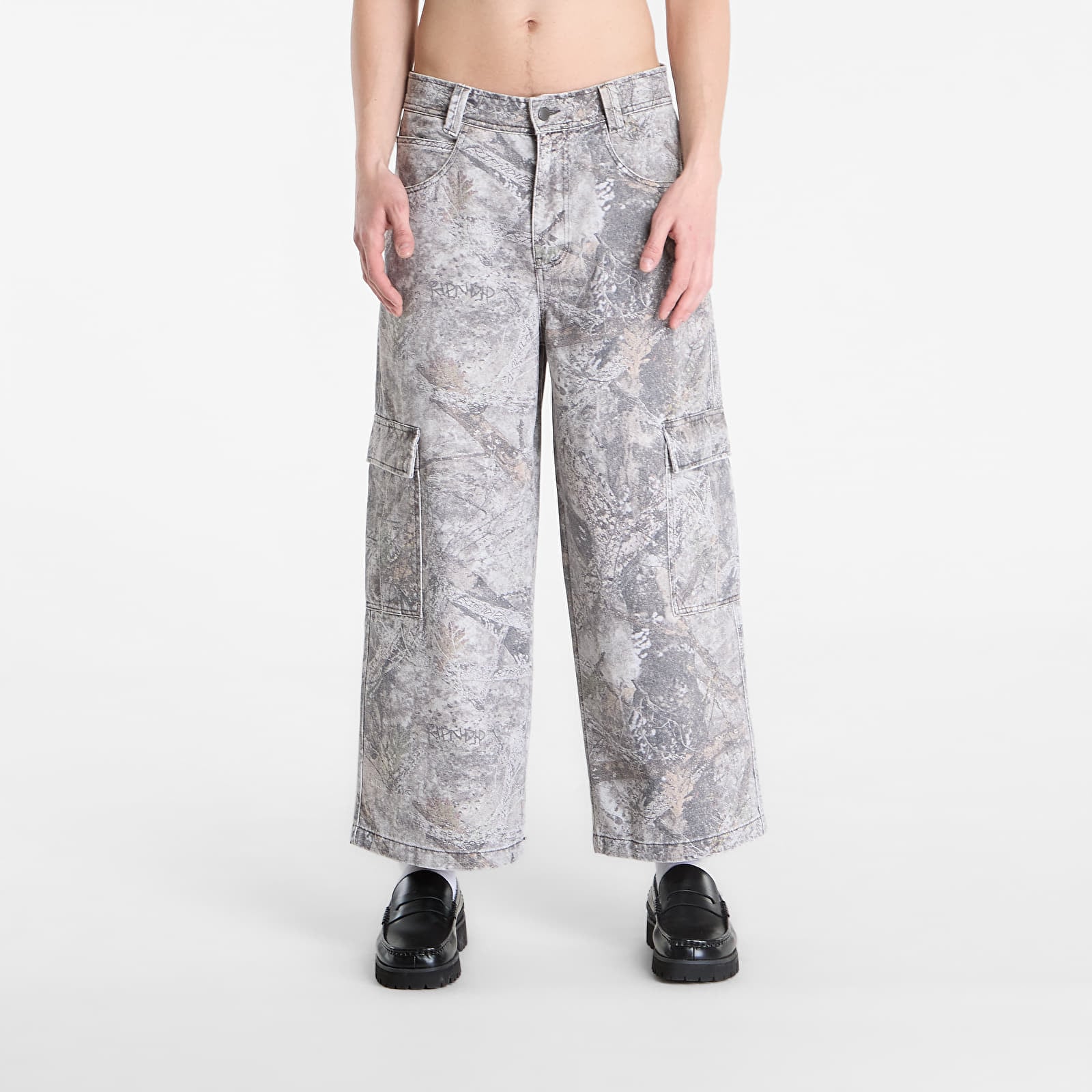 Pantaloni uomo RIPNDIP Nerm Tree Camo Extra Wide Cargo Pants Nerm Tree Camo